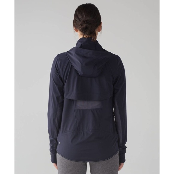 Lululemon Kicking Asphalt Jacket Midnight Navy Full Zip Women's Size 8 H14499 - Picture 11 of 16